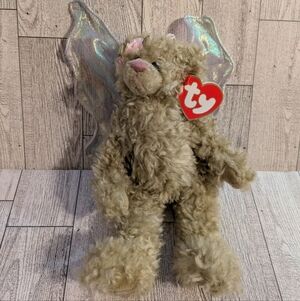 Ty Angel Bear Plush with Iridescent Wings Rafaela 9"